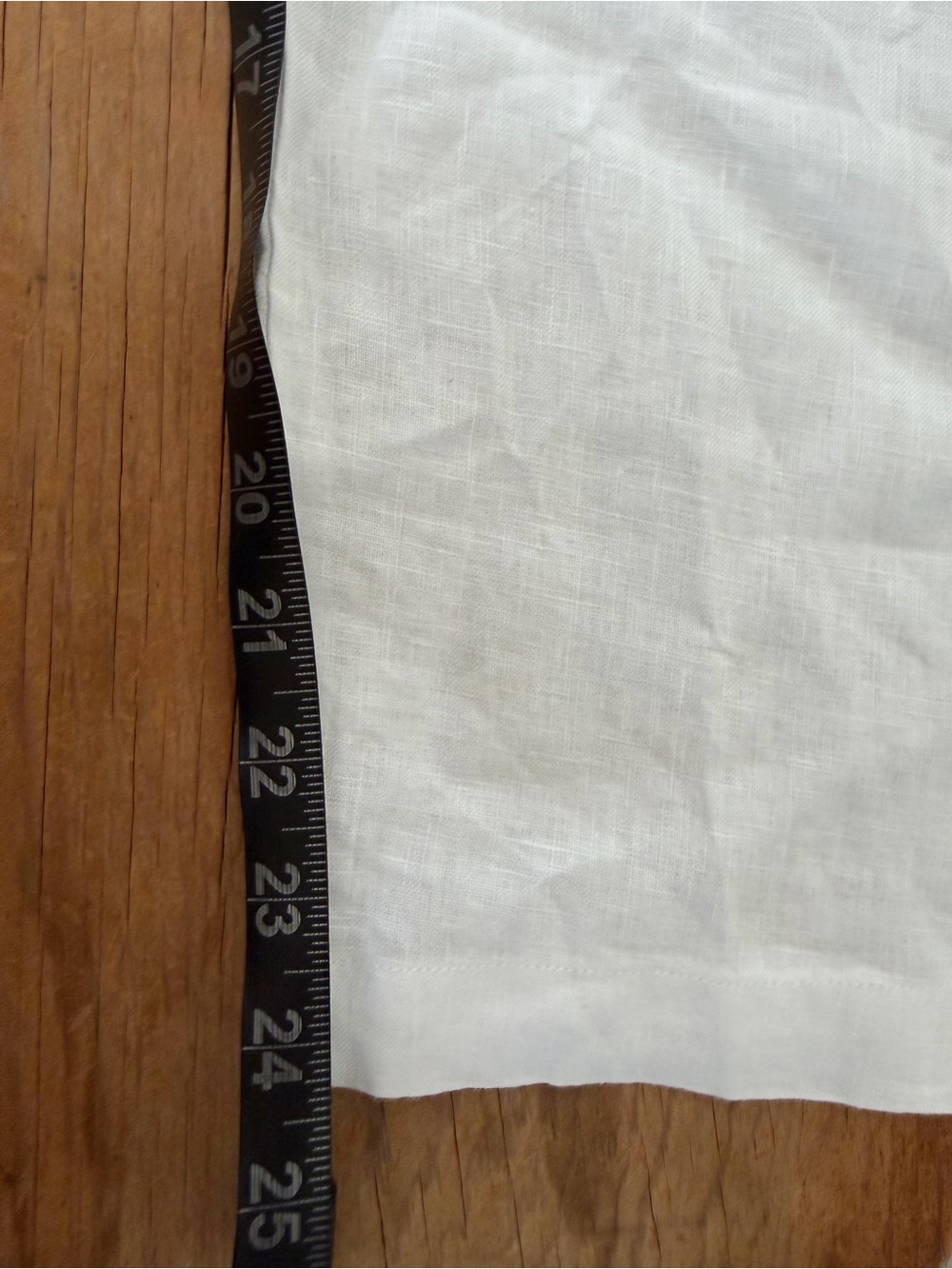 NWT Quince 100% European Linen Pull On Pants White Summer Straight Leg Women’s S - Picture 9 of 9